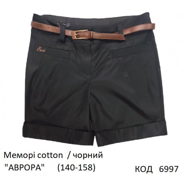 SuzieШт 140-158меморі Шорти для дівчинки "АВРОРА" чорний 140-158 4