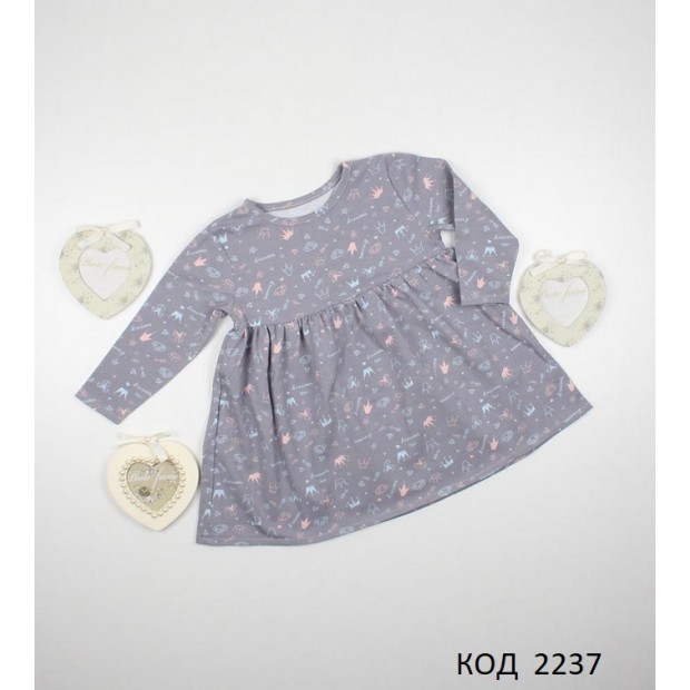 МС Сукня стрейч кулір "ПРИНТ" 86,92,98 р. 3 шт.