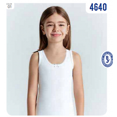 BR Майка для дівчинки 4640.01 БІЛИЙ    06,07   6(3) шт.
