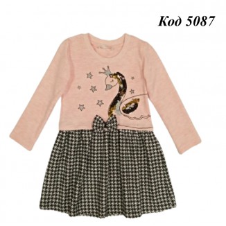 Tr Сукня для дівчинки стрейч Fashion 6696   (098-128  5 шт.