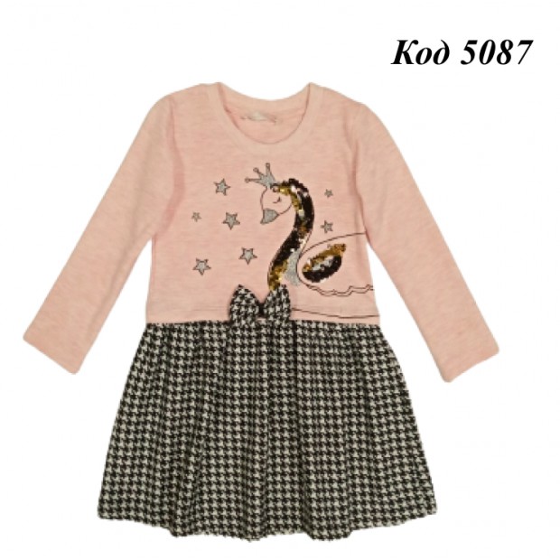 Tr Сукня для дівчинки стрейч Fashion 6696   (098-128  5 шт.