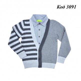 Ch Кофта-обманка для хлопчика Xiaofeihu (9,11,13,15,17)(110,116,122,128,134) 5шт.