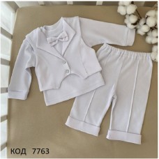 Bts Набір інтерлок для хлопчика "Міні бос"(кофта,жилет,штани)  68,74  1шт