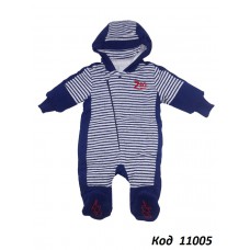 ЛяЛя Комбінезон 2-х нитка синтепон на трикотажі для хлопчика 8ДВ033(5-76) 62,68,74 1 шт.