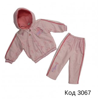 Ch  Костюм плащівка для дівчинки 2190 на флісі  86,92.98  4(3) шт.