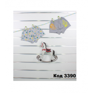 Трусы стрейч-кулир БОКСЕРЫ ТК-1327 Mexiko 098-116  10 шт