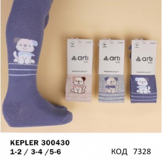 ArtiKatamino Колготки бавовняні для хлопчика МАЛЮНОК 300430 МІКС   6(3) шт