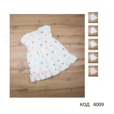 МС Сукня літня муслін ПЛ-2753 кольорові  104-116 р. 3 шт.