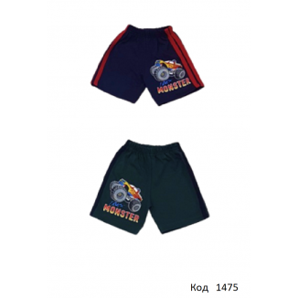 Tr Шорти для хлопчика Pitiki трикотаж 1-4 (086-104)  4 шт