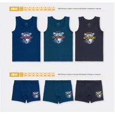 BR Набір6 білизни для хлопчика(майка+боксери) 2510/3510   6(3)шт.