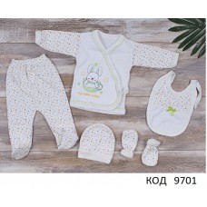 Tr Набір для новонароджених Hopipop 303,302  5 предметів інтерлок 62 р. 1 шт.