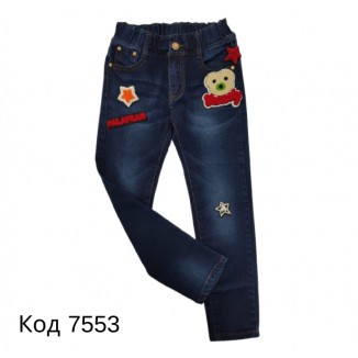Ch Штани для дівчинки ДЖИНС H.L.Xiang D-206  98-128 6 р.