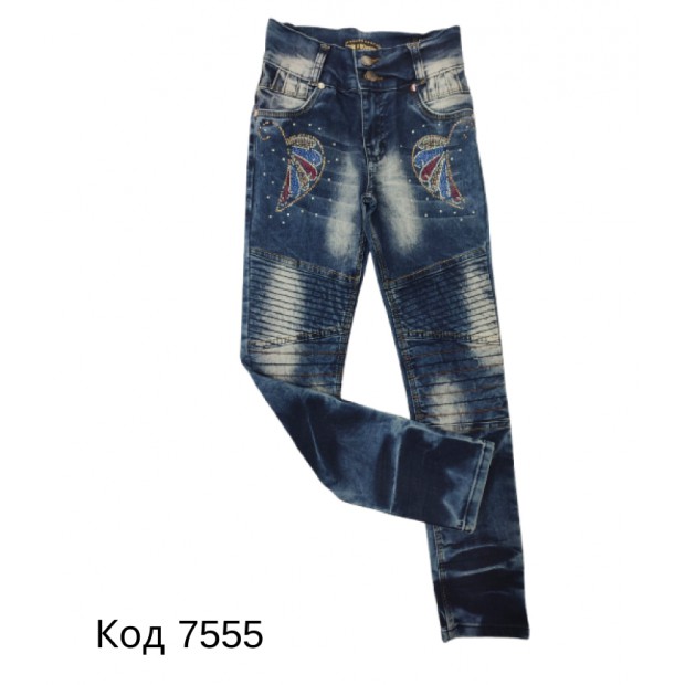 --Tr Штани для дівчинки ДЖИНС Kroush 1923 85-105   5 р.