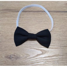 Ukr Краватка-метелик для хлопчика ОДНОТОН чорний 5шт