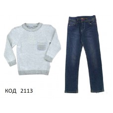 Ukr Костюм для хлопчика (светер+джинси) 104-116 4(3) р.