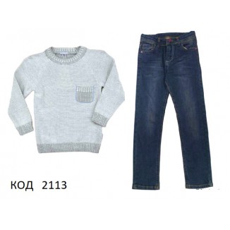 Ukr Костюм для хлопчика (светер+джинси) 104-116 4(3) р.