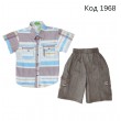 Ch Костюм рубашка + шорти 602.  110-128   4(3) шт.