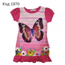--Tr Туніка для дівчинки короткий рукав TNW 1037 104-128  4 шт