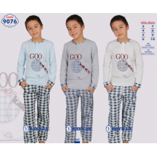 BR Піжама для хлопчика 03-06 стрейч/бавовна  9076    3-6  4 шт.