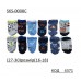 YO Шкарпетки для хлопчика SKS-0008C  КОРОТКІ   МІКС кольорів    23-26//39-41 6(3) шт
