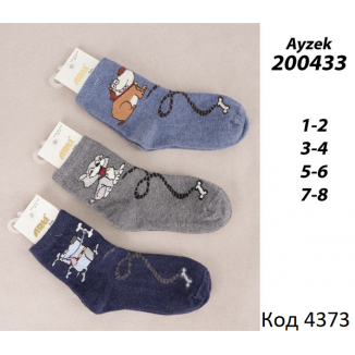 ArtiKatamino Шкарпетки бавовняні для хлопчика МАЛЮНОК 200433 Мікс кольорів  12(3) шт.