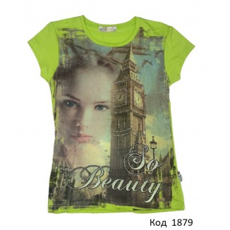 Tr Футболка для дівчинки Benini 34019  140-176   4 шт.