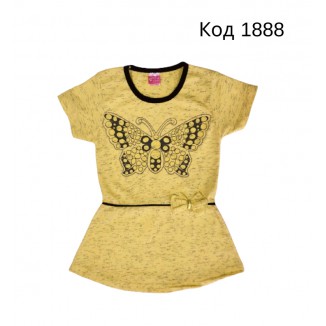 Tr Туніка для дівчинки короткий рукав Гагла 5-8 років    4шт