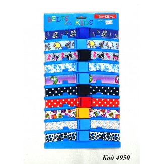 Topgal Ремінь  середній ЗАСТІБКА МАЛЮНОК 10 шт