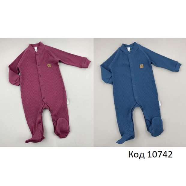 MarioKids Комбінезон рубчик інтерлок  68,74, МІКС  4шт