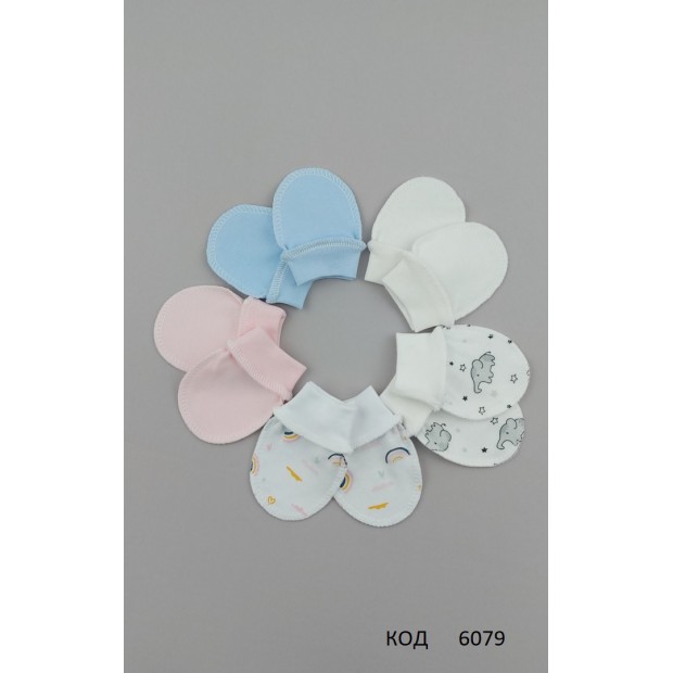 MarioKids Царапки інтерлок на манжеті 10шт.