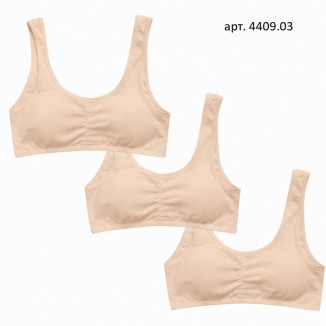 BR Топ для дівчинки 4409,03   БЕЖЕВИЙ   06,07,08    6(3) шт.