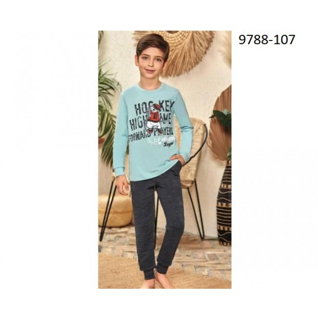 BR Піжама для хлопчика 03-06 стрейч/бавовна  9636   3-6  4 шт.