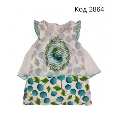 --Tr Туніка для дівчинки короткий рукав BNN 032  092-110     4(3)шт