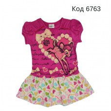 Tr Туніка для дівчинки короткий рукав TNW 5055  92-104    4(3)шт