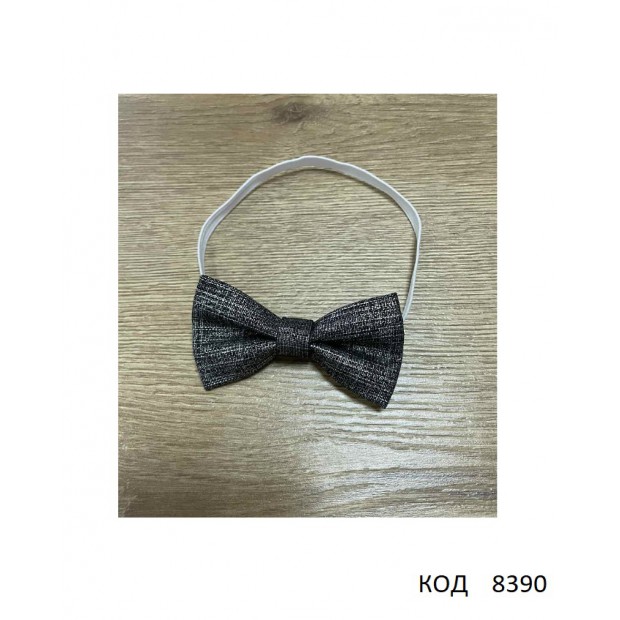 Ukr Краватка-метелик для хлопчика БЛИСК СРІБЛО 5шт