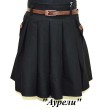 ,,Suzie122-152шерстьКОСТЮМ Піджак "Дораті"(4576)+Спідниця чорний 122-152 6 шт.