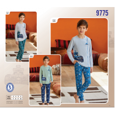 BR Піжама для хлопчика 03-06 стрейч/бавовна  9775    3-6  4 шт.