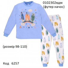 ТТ Пижама футер для хлопчика 098,104,110   0102302вдм     3 шт