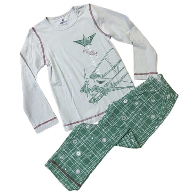 BR Піжама для хлопчика 07-10 стрейч/бавовна  9624    GRI BOYALI(223)сірий однотон  1 шт.