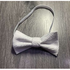 Ukr Краватка-метелик для хлопчика АЖУР БІЛИЙ   5шт