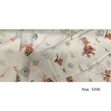 LtAn Пелюшка одношаровий муслин мікс 80х70  см. 10шт