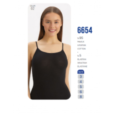 BR Майка жіноча 6654,02  ЧОРНИЙ     6(1)шт.