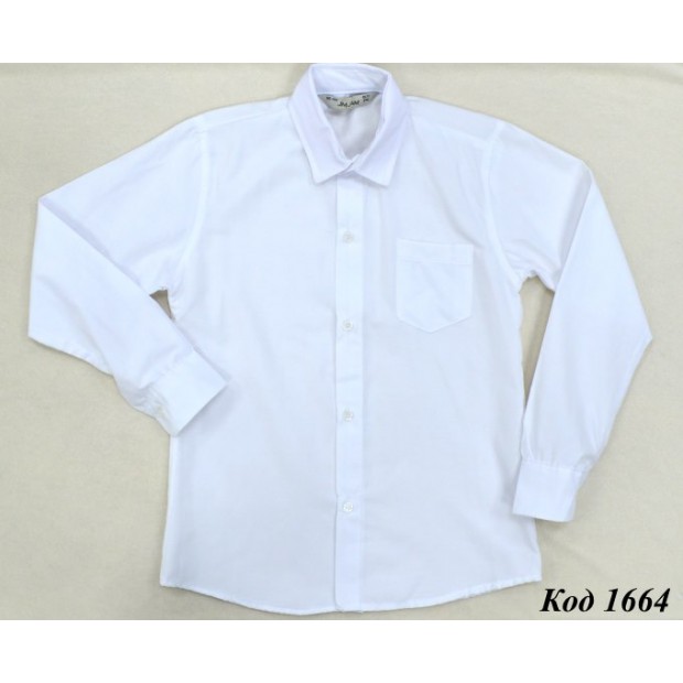 Tr Сорочка для хлопчика Туреччина КАРМАН БІЛИЙ   06-9   4(3) шт.