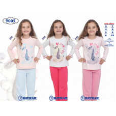 BR Піжама для дівчинки 07-10 стрейч/бавовна  9002    7-10  4 шт.