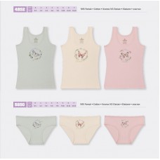 BR Набір6 білизни для дівчинки(майка+ТРУСИ) 4852/5850     6(3)шт.