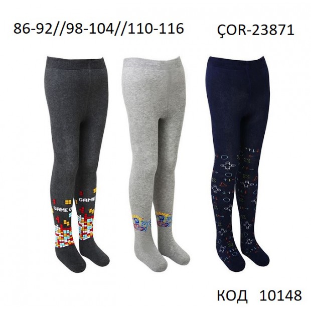 Bross Колготки махрові для хлопчика дитячі МАЛЮНОК ÇOR-23871  6(3)шт