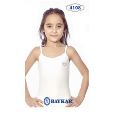 BR Майка для дівчинки 4108.01 БІЛИЙ    06,07   6(3) шт.