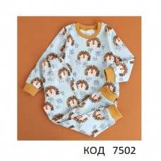 LD Пижама футер кольорова  ПД11   32,34,36      134-140-146  3 шт