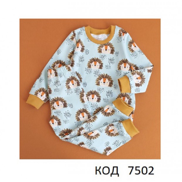 LD Пижама футер кольорова  ПД11   32,34,36      134-140-146  3 шт