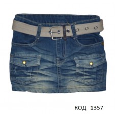 Ch Спідниця джинс 4-8 років  5 шт